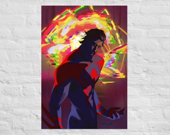 Poster Miguel O'Hara Spiderman from Across the Spider-verse print