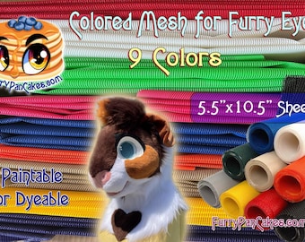 Colored Mesh for Furry Costumes - 9 colors - FurryPanCakes.com
