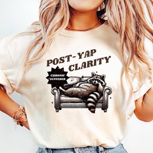 Post Yap Clarity Shirt, Professional Yapper Shirt, Funny Racoon Meme T-Shirt, Yap Tee, Funny Meme Gift, Best Friend Shirt, Gift For Yapper