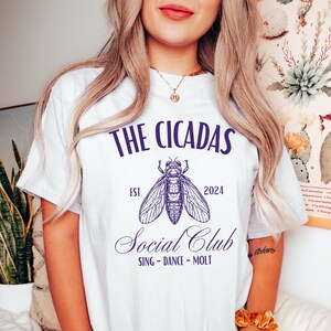 Cicadas Social Club , Cicada Shirt 2024, Cicada Reunion Shirt, Cicada Concert Tee, Cicadas Summer, Nature Lover Shirt, Insect Lover Shirt
