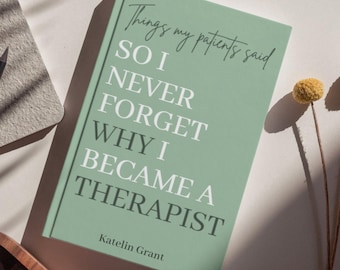 Therapist Journal, Therapist Appreciation Gift, Psychology School, Psychology Graduation, Future Therapist, Psychotherapist Graduate Gift