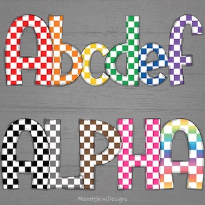 Letras de Doodle Xadrez PNG, Alfabeto de Doodle Xadrez, Símbolo de Números de Letras Desenhadas à Mão, Alfabeto de Professor, Fonte Retro PNG, Fonte Xadrez