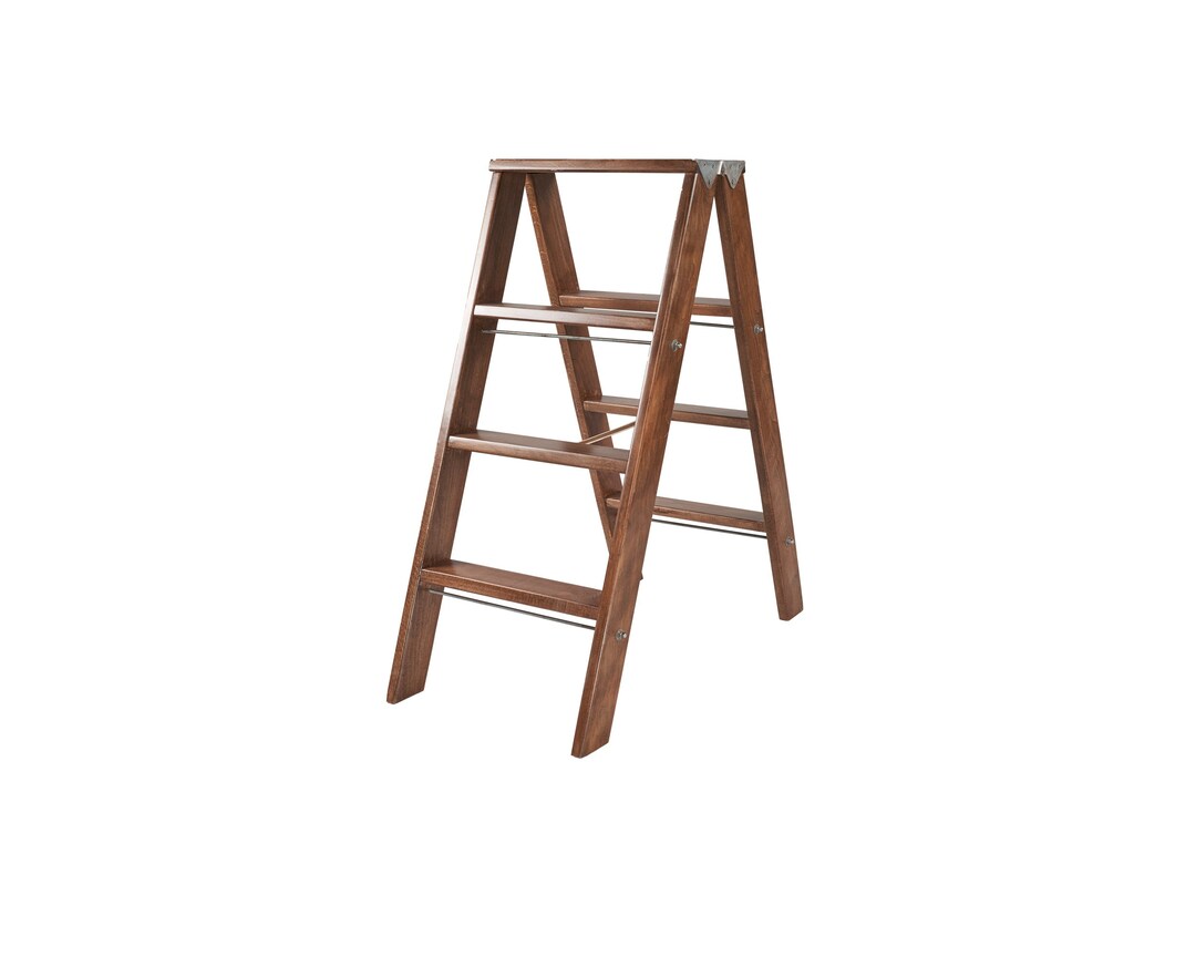 Kitchen Stool, Step Ladder, Foldable Stool, Handmade Ladder, Boho Home