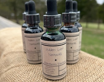 Elderberry Tincture - Homemade - Made in Small Batches