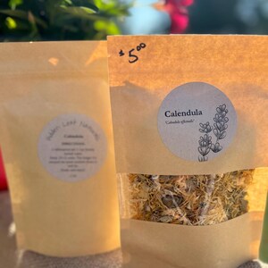 Calendula - Calendula Cut & Sifted Dried Petals - Calendula Tea - Calendula Officinalis