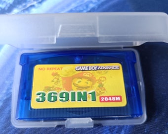 369 In 1 Nostalgia Game GBA Video Cartridge Support Nintendo GB SP Console