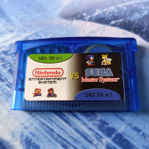 256 In 1 Nostalgia Game GBA Video Cartridge Support Nintendo GB SP