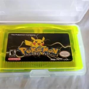 サンダーイエロー ポケモン ゲーム GBA ビデオ カートリッジ 任天堂 GB SP