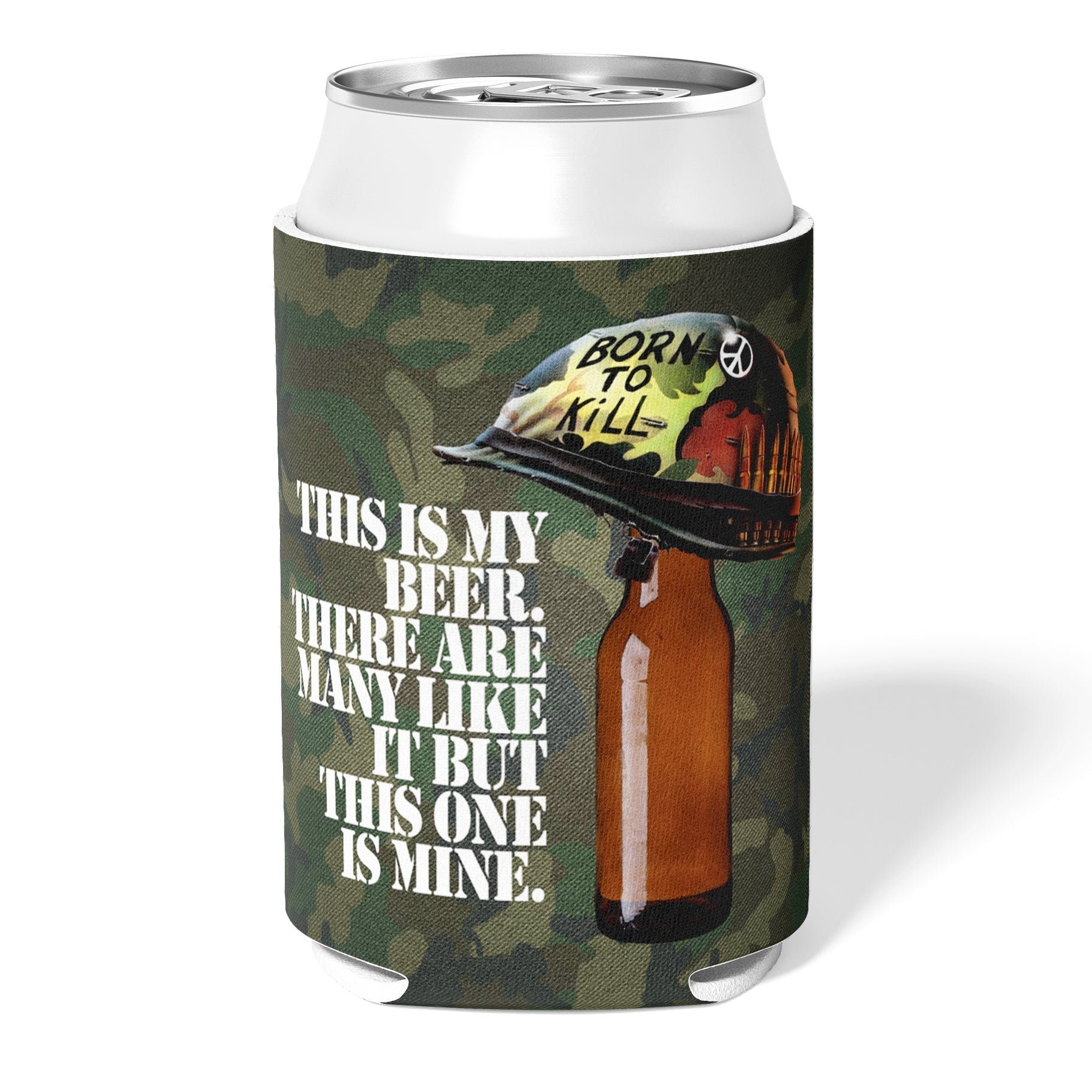 Tactical Beer Koozie Can Cooler Sleeves Soft Insulated Reusable Drink  Coolies