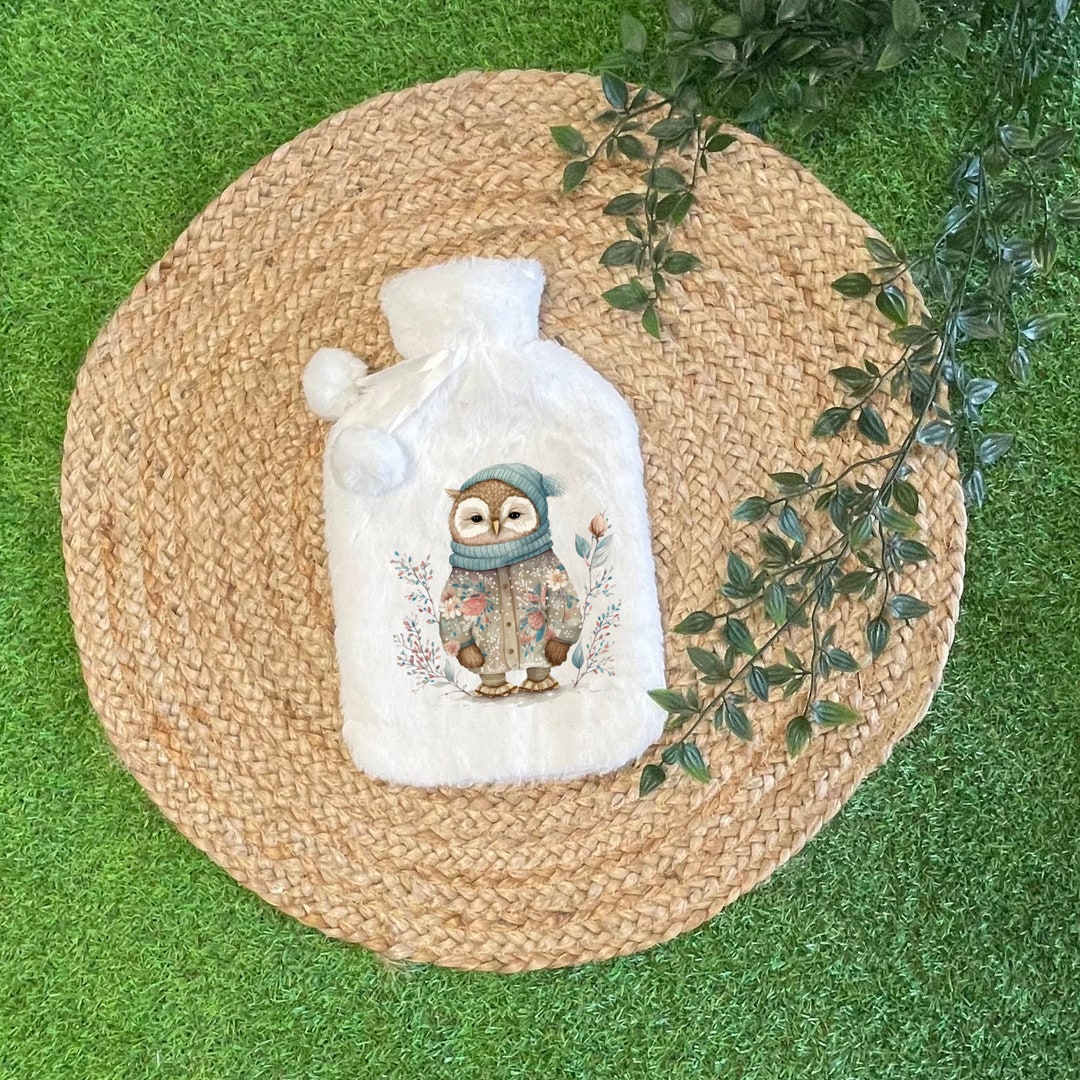 Secret Garden Owl Hot Water Bottle