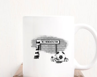No.1 Newcastle  Fan Mug Football Mug