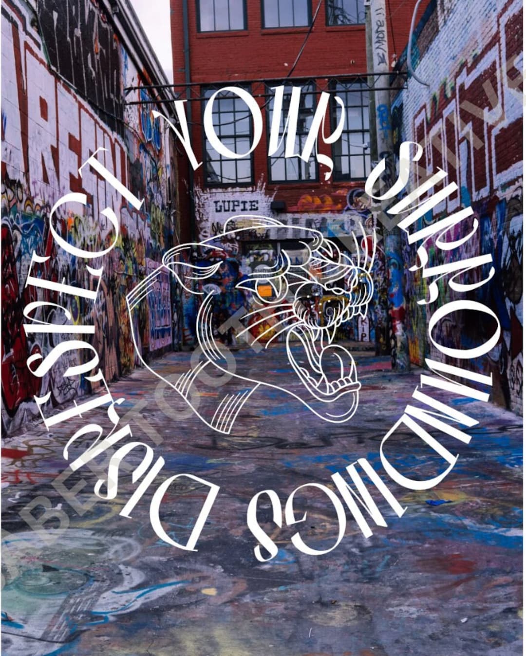 ADTR Band Poster 8x10 Disrespect Your Surroundings Lyric Digital Wall
