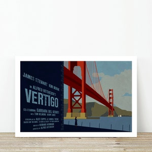 Vertigo movie poster unframed print only