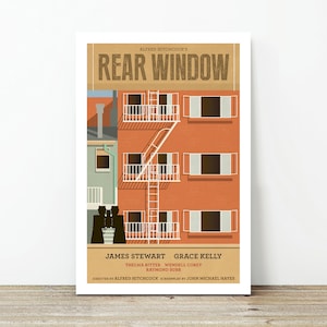 Rear Window movie poster unframed print only