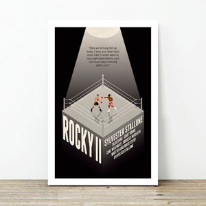Rocky II movie poster unframed print only