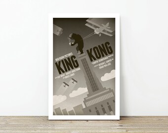 King Kong 1933  movie poster unframed print only