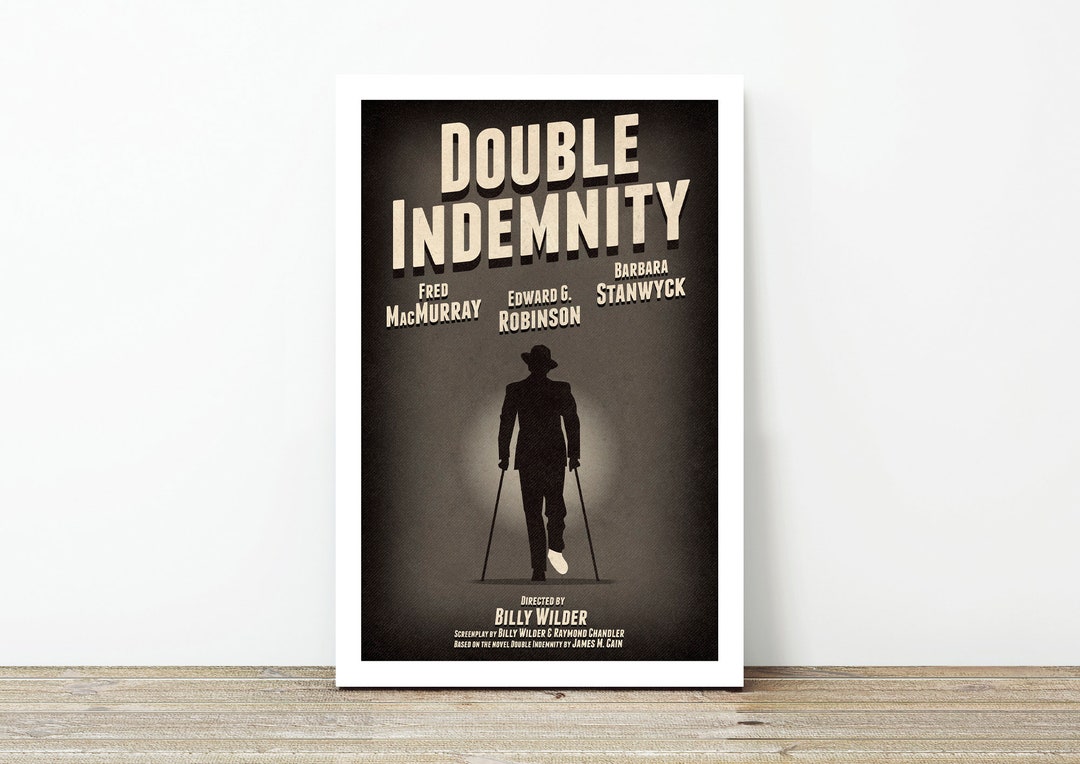 Double Indemnity Movie Poster Unframed Print Only - Etsy UK