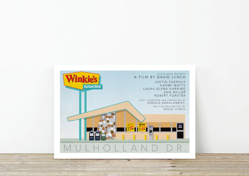 Mulholland Dr. Movie Poster Unframed Print Only - Etsy
