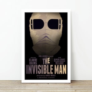 The Invisible Man movie poster unframed print only