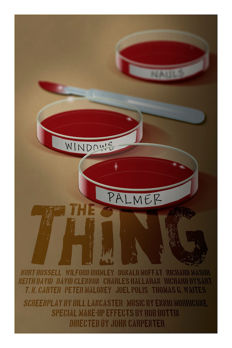 The Thing Movie Poster Unframed Print Only - Etsy