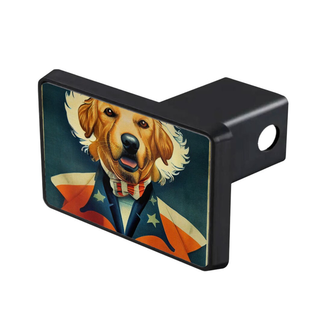 Golden Retriever Dog Trailer Hitch Cover Dog Face Trailer Hitch Cover