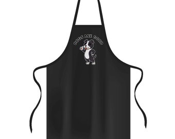 Dogs Are Good Apron - Cute Design Cooking Apron - Printed Apron for Men for Women