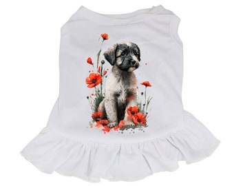 Poppy Dog Sundress - Printed Dog Dress Shirt - Cute Dog Clothing