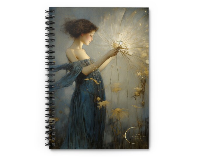 Soft Cover FAIRY Notebook Fae Notebook Fairycore Notebook Fairytale Notebook Fantasy Notebook Goblincore Notebook Fairy Gift for Her