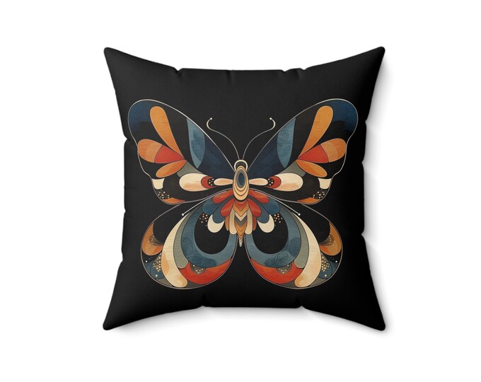 BUTTERFLY PILLOW (16 x 16 & 20 x 20), Butterfly Home Accent, Butterfly Decor, Butterfly Cushion