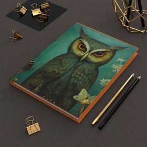 Nature Diary Nature Gift Owl Lover Diary Owl Gift Owl Notebook Whimsical Notebook Magical Notebook Fantasy Notebook Fairytale Gift for Her