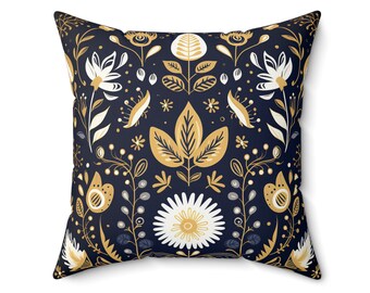 SCANDINAVIAN BLUE PILLOW Nordic Pillow Nordic Cushion Scandinavian Cushion Scandinavian Decor Scandinavian Accent Fairycore Pillow Gift