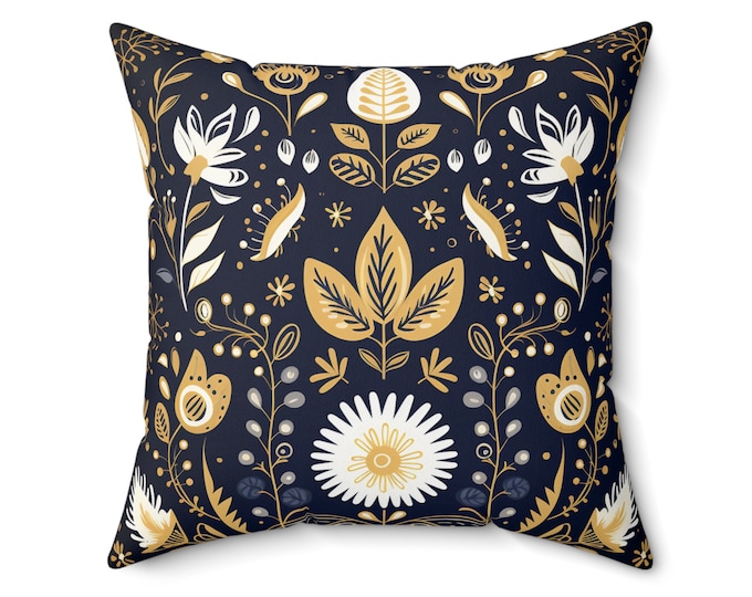 SCANDINAVIAN BLUE PILLOW Nordic Pillow Nordic Cushion Scandinavian Cushion Scandinavian Decor Scandinavian Accent Fairycore Pillow Gift
