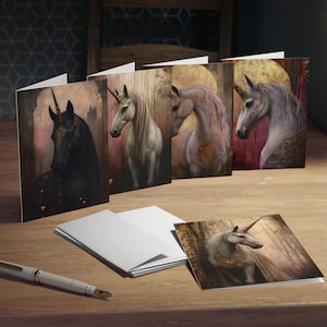 UNICORN VALENTINE&#39;S CARDS (5 pack), Magical Valentine&#39;s Card, Fantasy Valentine&#39;s Cards, Fairytale Valentine&#39;s Day, Whimsical Valentine