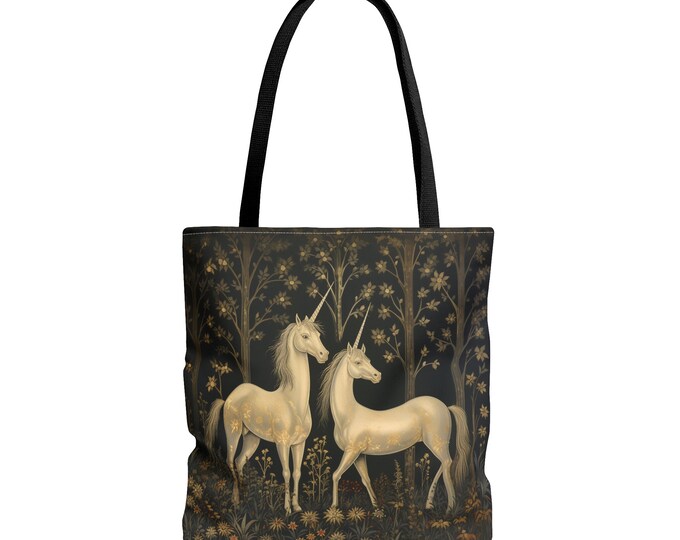 UNICORN TOTE BAG, Unicorn Purse, Fantasy Tote bag, Fairycore Tote bag, Fairycore Purse, Unicorn Market Bag, Unicorn Reusable Bag,