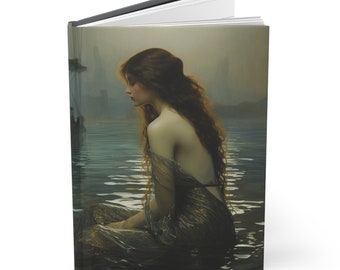Mermaid Diary Mermaid Journal Mermaid Notebook Fantasy Journal Siren Nymph Journal Little Mermaid Fantasy Diary, Fantasy Diary Gift for Her