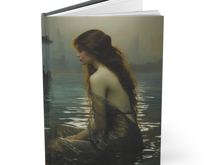 Mermaid Diary Mermaid Journal Mermaid Notebook Fantasy Journal Siren Nymph Journal Little Mermaid Fantasy Diary, Fantasy Diary Gift for Her