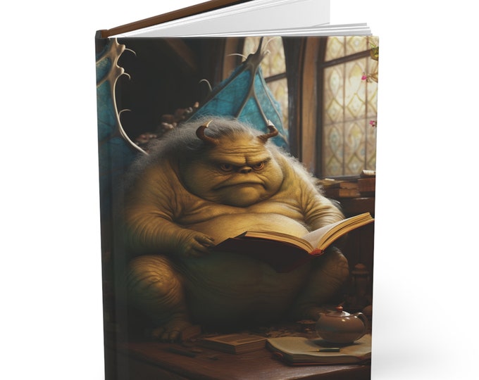 BOOK FAIRY JOURNAL, Book Fairy Notebook, Book Fairy Diary, Book Fae, Fairy Reading a Book, Fantasy Notebook, Fantasy Journal, Fantasy Diary