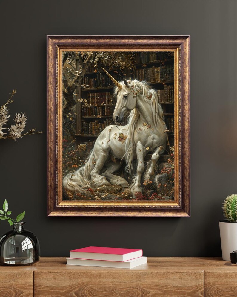 UNICORN STICKER Fantasy Sticker Gift for Girls Medieval Unicorn ...