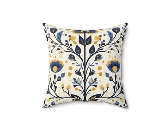 Scandinavian Pillow Scandinavian Cushion Scandinavian Home Decor Folk Art Pillow Folk Art Cushion Nordic Pillow Nordic Cushion Gift for Her