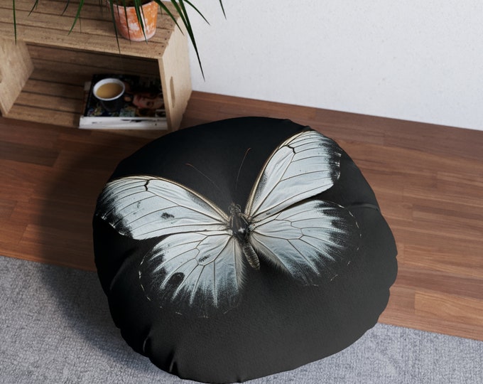 MOTH FLOOR PILLOW (30 x 30), Moth Floor Cushion, Moth Lover Pillow, Moth Lover Cushion