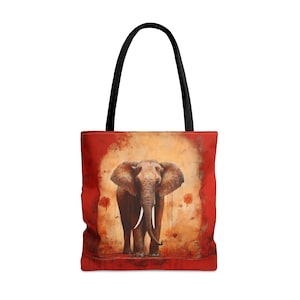 Elephant lover tote, Elephant Tote bag, Elephant Market Bag, Elephant Shoulder bag, Elephant Library Bag, Elephant Reusable bag,