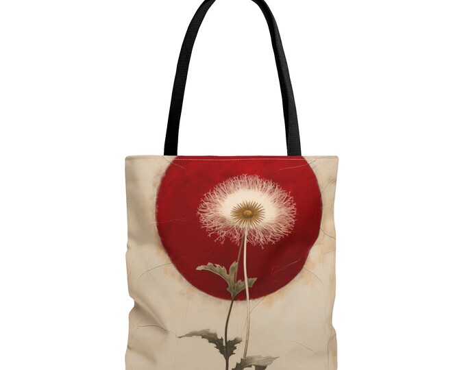 RED TOTE BAG, Red Market Bag, Red Reusable Bag, Red Purse, Boho Red Bag