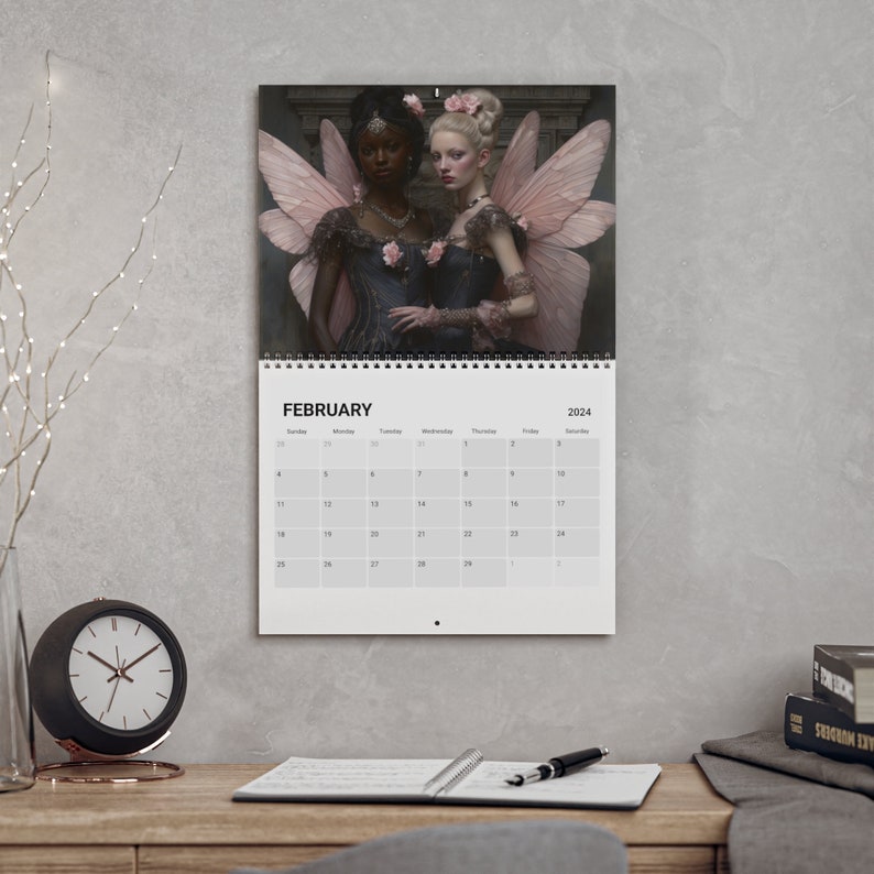 FAIRIES 2025 CALENDAR, Fairy Calendar, Fantasy Calendar, Fairycore