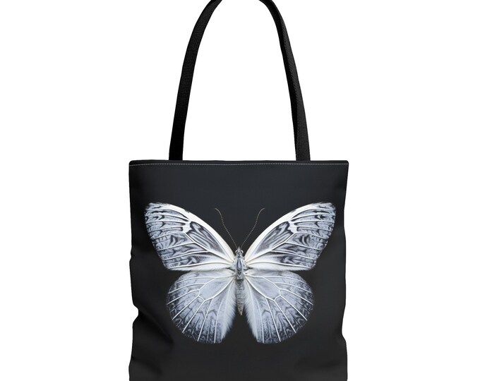 Gothic Tote, Butterfly bag, Butterfly tote, Cottagecore Totebag, Fairycore Tote, Goblincore Tote bag, Minimalist tote, Gift for Her