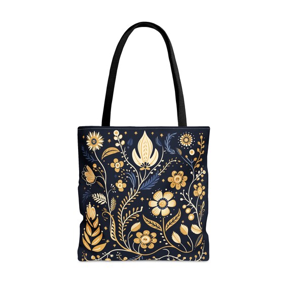 SCANDINAVIAN TOTE BAG Scandinavian Book Bag Scandinavian Purse