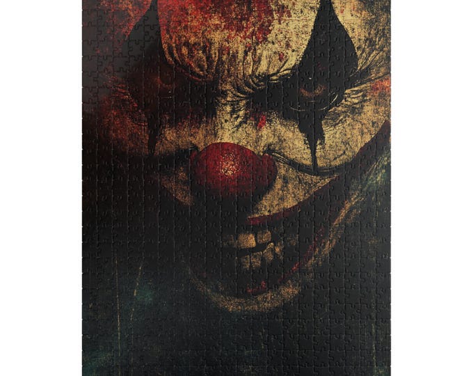 Creepy CARNIVAL CLOWN PUZZLE (500 pieces) Carnival of Mischief