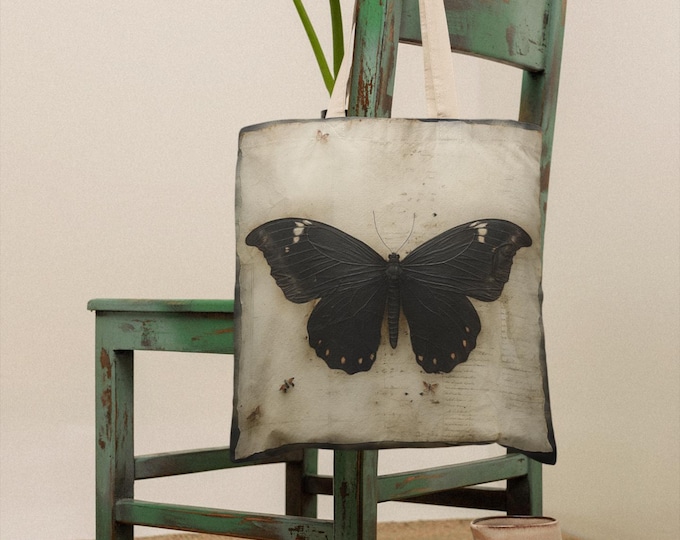 Gothic Tote, Goblincore Purse, Gothic Purse, Cottagecore Tote Bag, Fairycore Reusable Bag, Dark Academia Tote Botanical Gift Fairycore Purse