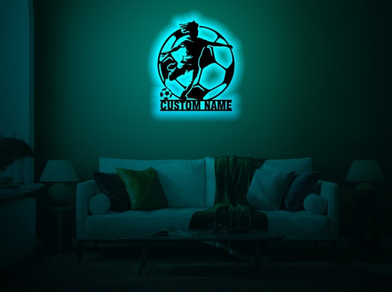 Led Signs Football Light Up Football Wall Sign Pittsburgh Steelers 23