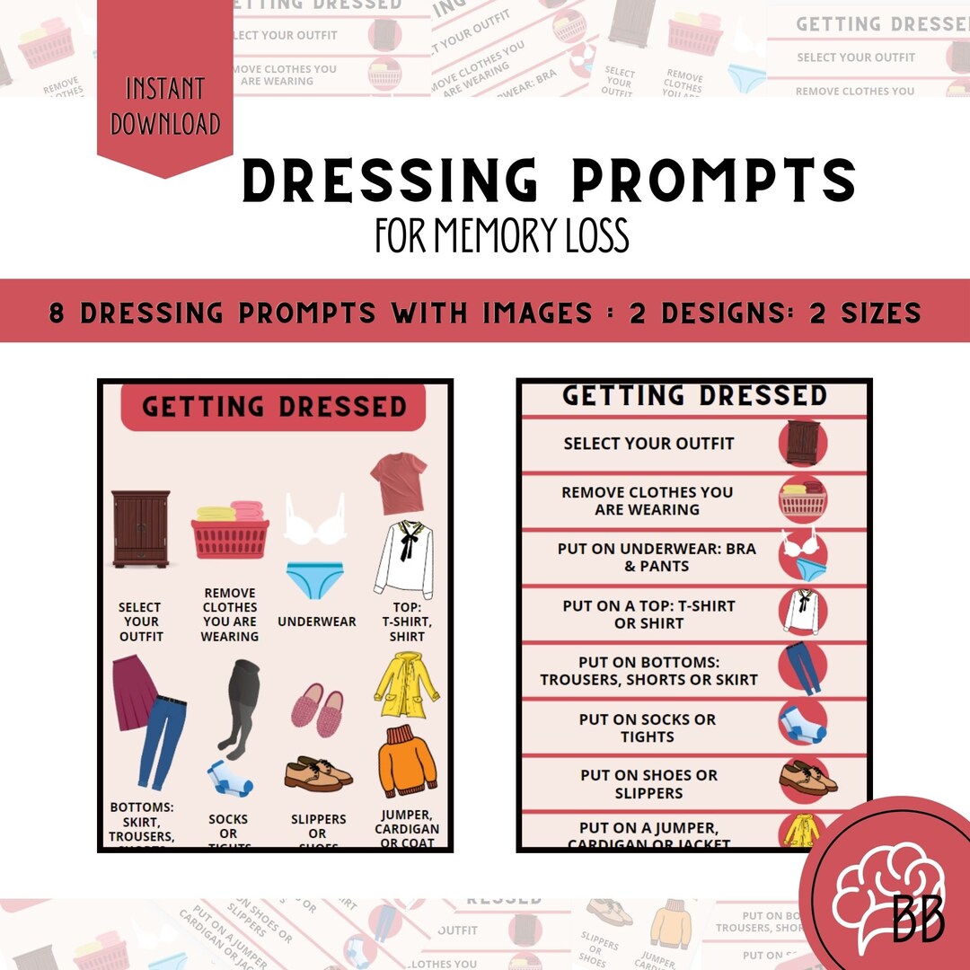 Getting Dressed Prompts for Independence, Dementia Signs, Home Care