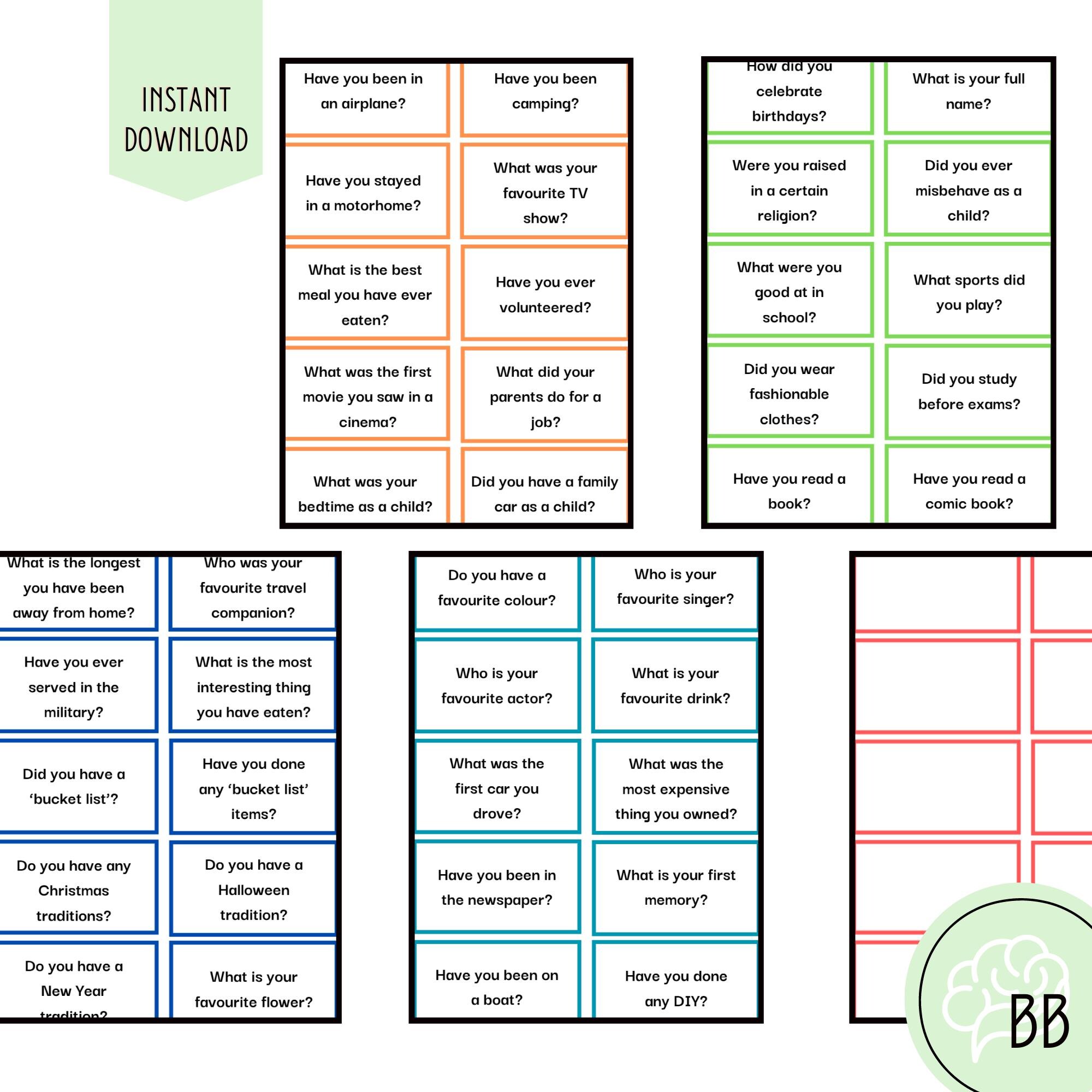Fun Dementia Reminiscence: Interactive Flashcards for Home Care